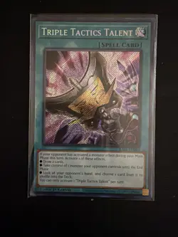 Triple Tactics Talent (Secret Rare) RA01-EN063 25th Anniversary Rarity... - Image 4