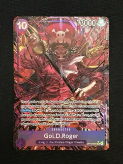 One Piece Gol.D.Roger OP13-064 SR Alt Art Carrying On His Will English - Image 1