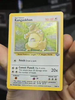 Pokemon TCG Kangaskhan 5/64 Jungle Unlimited Holo Rare MP/HP - Image 2