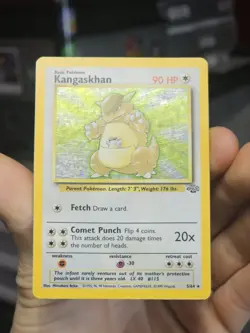 Pokemon TCG Kangaskhan 5/64 Jungle Unlimited Holo Rare MP/HP - Image 3