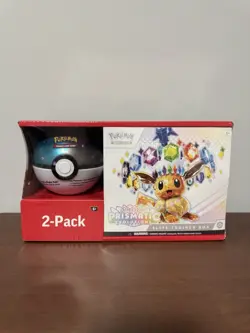 Pokemon TCG Prismatic Evolutions Elite Trainer Box ETB Pokeball Sams Club Bundle - Image 1
