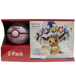 Pokemon TCG Prismatic Evolutions Elite Trainer Box ETB Pokeball Sams Club Bundle - Image 2