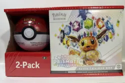Pokemon TCG Prismatic Evolutions Elite Trainer Box ETB Pokeball Sams Club Bundle - Image 1