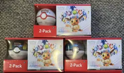 Pokemon TCG Prismatic Evolutions Elite Trainer Box ETB Pokeball Sams Club Bundle - Image 1