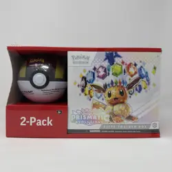Pokemon TCG Prismatic Evolutions Elite Trainer Box ETB Pokeball Sams Club Bundle - Image 1