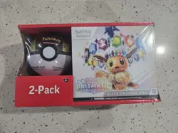 Pokemon TCG Prismatic Evolutions Elite Trainer Box ETB Pokeball Sams Club Bundle - Image 1