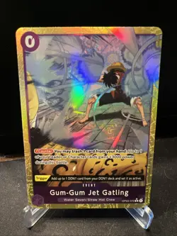 One Piece TCG - PRB-02 - Gum-Gum Jet Gatling Alt Art - OP03-072 - English - Image 1