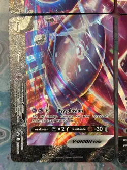 Mewtwo V-UNION [Set of 4] SWSH: Sword & Shield Promo Cards Holo NM - Image 4