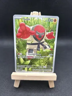 Pokemon TCG Throh Illustration Rare Card 128/086 Black Bolt English NM - Image 1