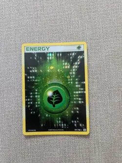 Grass Energy 101/106 Holo Rare Emerald Pokemon Card TCG - Image 1