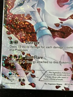 Reshiram RC22/RC25 Legendary Treasures Full Art Ultra Rare Holo Pokemon Card - Image 5