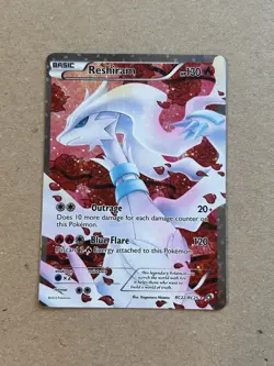 Reshiram RC22/RC25 Legendary Treasures Full Art Ultra Rare Holo Pokemon Card NM - Image 1