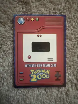 Topps Pokemon 2000 Authentic Film Frame Card Ash, Misty, Pikachu - Image 1