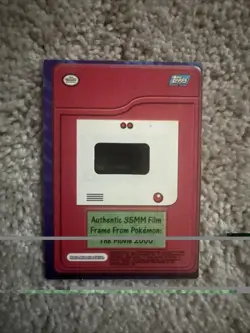 Topps Pokemon 2000 Authentic Film Frame Card Ash, Misty, Pikachu - Image 3