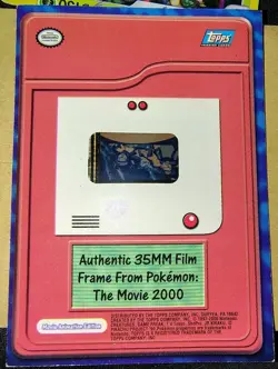 Topps Pokemon: The Movie 2000 RARE ERROR Authentic Film 35mm Frame Card Film - Image 2