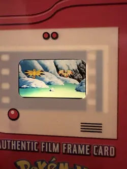 ✔ TOPPS Film Frame Movie 2000 Pokemon Authentic Card Zapdos & Moltres - Image 2