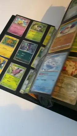 500 Pokemon Cards Near Mint in binder with spare binder guaranteed rare cards - Image 2