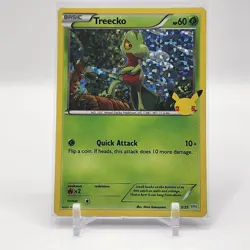 Treecko - 3/25 - Confetti Holo - McDonalds 2021 - Pokemon Card - NM/M - Image 1