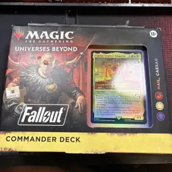 1x Universes Beyond: Fallout: Commander Deck: Hail, Caesar New Sealed Product - - Image 1