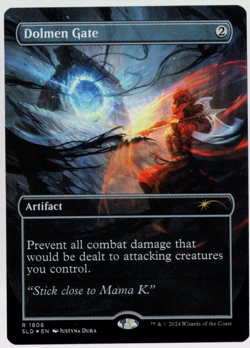 Dolmen Gate 1806 Borderless Rainbow Foil DnD Secret Lair MTG Near Mint - Image 1