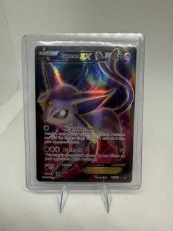 Espeon EX 117/122 Pokemon TCG XY Breakpoint Full Art Holo Card - Image 1