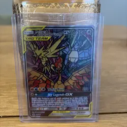 Sealed Pokemon TCG Moltres Zapdos Articuno GX SM210 Stained Glass Promos Holo - Image 1