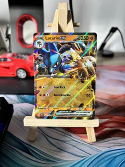 Pokemon TCG Stellar Crown Lucario EX Double Rare Card 082/142 - Image 1