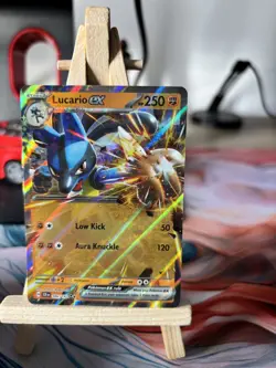 Pokemon TCG Stellar Crown Lucario EX Double Rare Card 082/142 - Image 2