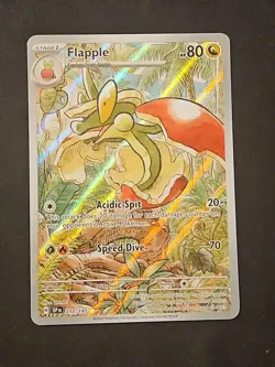 Pokemon TCG Flapple Full Art Holo Illustration Card 210/191 Surging Sparks - Image 2