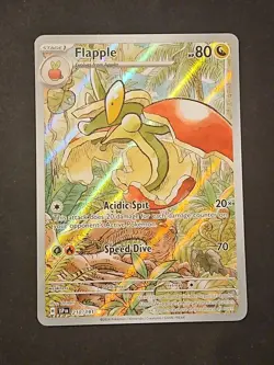 Pokemon TCG Flapple Full Art Holo Illustration Card 210/191 Surging Sparks - Image 3