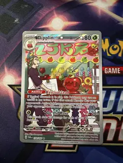 Dipplin 170/167 Twilight Masquerade Illustration Rare Holo Pokemon TCG Card NM/M - Image 1