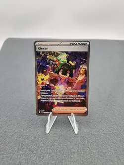 Kieran 218/167 Sv06: Twilight Masquerade Holo SIR Pokemon Card - Image 1