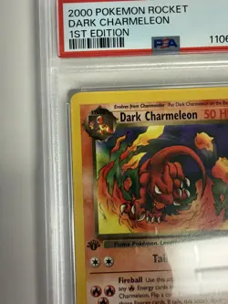 2000 Pokemon Team Rocket First Edition Dark Charmeleon #32/82 PSA 9 - Image 5