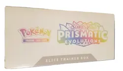 Pokemon Scarlet & Violet Prismatic Evolutions Elite Trainer Box 9 Booster Packs - Image 4
