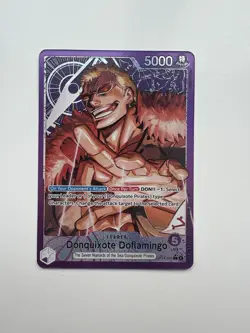 ONE PIECE CARD GAME TCG Donquixote Doflamingo Leader Alt Art OP14-060 English - Image 1
