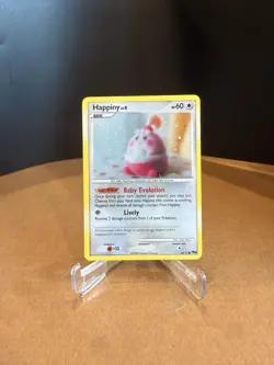 Pokemon TCG Happiny Pop Series 8 14/17 Common Cosmos Holo Card - Image 1