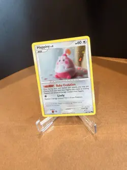 Pokemon TCG Happiny Pop Series 8 14/17 Common Cosmos Holo Card - Image 3