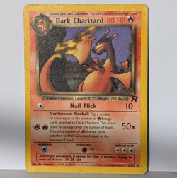 Dark Charizard 21/82 Team Rocket Non-Holo Rare 1999-2000 WOTC Pokemon Card LP/MP - Image 1
