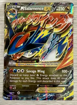 Mega Salamance EX XY171 Black Star Promo Card Mint Condition - Image 1