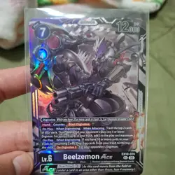 Digimon Card Game Beelzemon Ace EX10-074 SEC Secret Rare Sinister Order - Image 2
