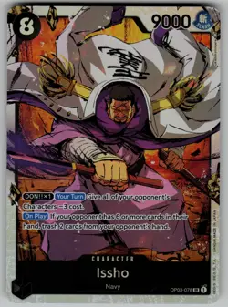 Issho OP03-078 SR Pillars of Strength One Piece TCG - Image 1