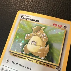 Kangaskhan 5/64 Holo Rare Unlimited Jungle Pokemon 1999 Vintage WoTC LP+ * - Image 2
