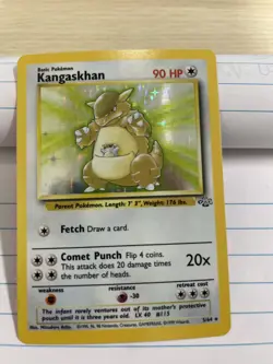 Kangaskhan 5/64 Jungle Set 🔥 Holo Rare 🔥 Pokemon WOTC LP EXCELLENT 5/64!!! - Image 2