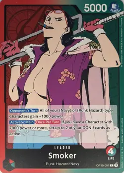 Smoker Leader OP10-001 - Royal Blood - One Piece TCG - Image 1