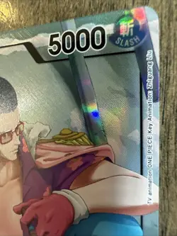 One Piece TCG English OP10-001 SMOKER Leader Alt Art Parallel - Image 4