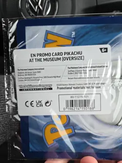 Pikachu At The Museum JUMBO Promo card - SEALED - Pokemon TCG ✅✅ - Image 3