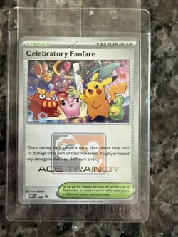 2x Pokemon TCG Celebratory Fanfare - Ace Trainer Reward Card - Image 3
