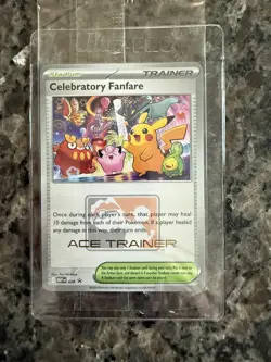 2x Pokemon TCG Celebratory Fanfare - Ace Trainer Reward Card - Image 4