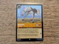 SUPER RARE CARD MAXIMUS PALACE HORSE DISNEY LORCANA THE FIRST CHAPTER 10/204 - Image 2