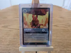 RARE CARD HERCULES DIVINE HERO DISNEY LORCANA RISE OF THE FLOODBORN 181/204 - Image 1